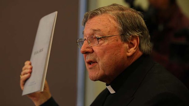 Media target ... the Cardinal Archbishop of Sydney, George Pell.