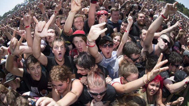 Crowd numbers were down but not the vibe at Soundwave.