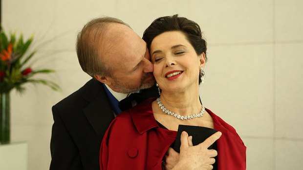 Thoughtful dramedy: William Hurt and Isabella Rossellini star in <i>Late Bloomers</i>.