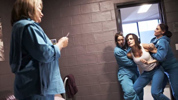 Power plays: Some roles have changed but the tension remains as Jacs Holt (left) and Franky Doyle (in white) face off.