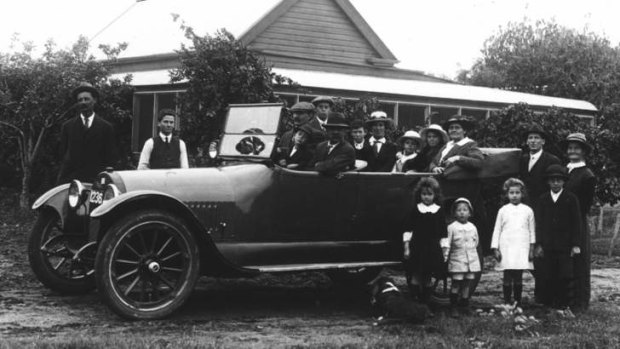 Sect members at a convention in Mildura.