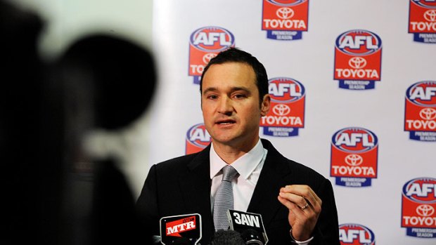 AFL operations manager Adrian Anderson.