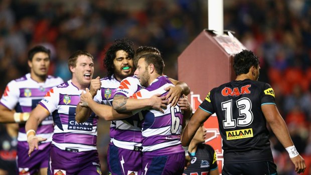 Injury concerns: The Melbourne Storm.