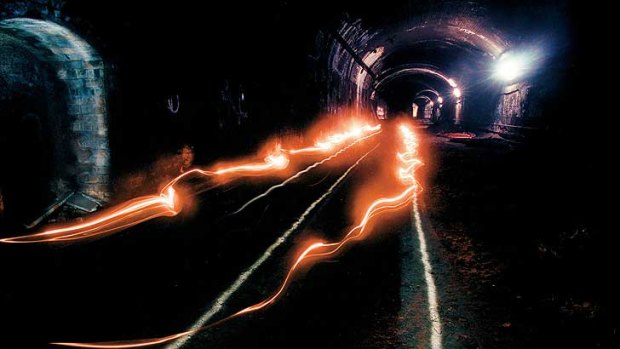 One of Sydney's underground tunnels, dug by convicts.