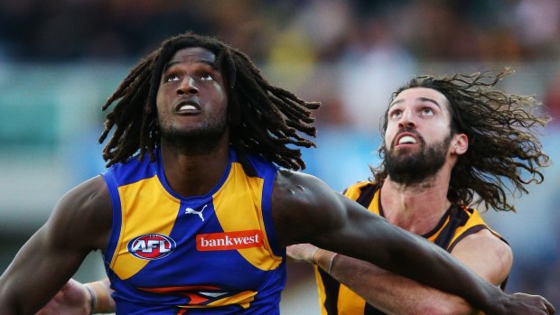 Nic Naitanui playing alongside fellow ruck star Aaron Sandilands is a mouth-watering prospect.