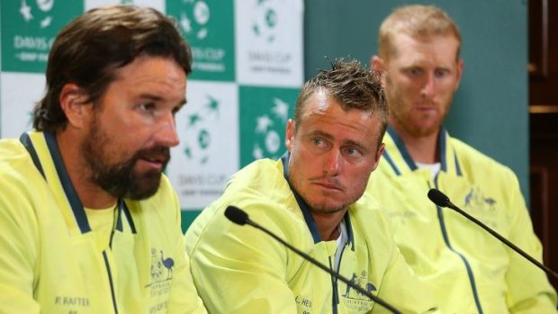 Pat Rafter: "I just see no relevance in playing Nick or Lleyton."