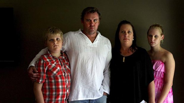 Now ... Paul Chapman's family share his suffering from PTSD.