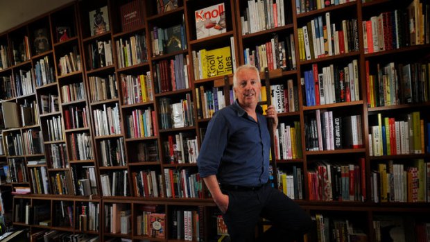Chris Redfern of Albert Park's Avenue bookstore finds business is picking up despite the growth of online book buying.