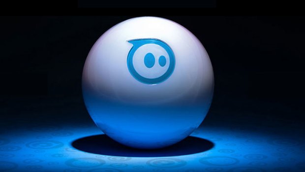 Orbotix's Sphero 2.0 robotic remote control ball, which can be controlled from a smartphone or tablet.