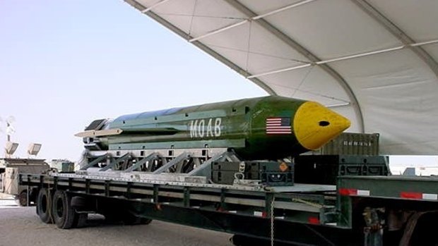 US forces in Afghanistan dropped the military's largest non-nuclear bomb on an Islamic State target in Afghanistan.
