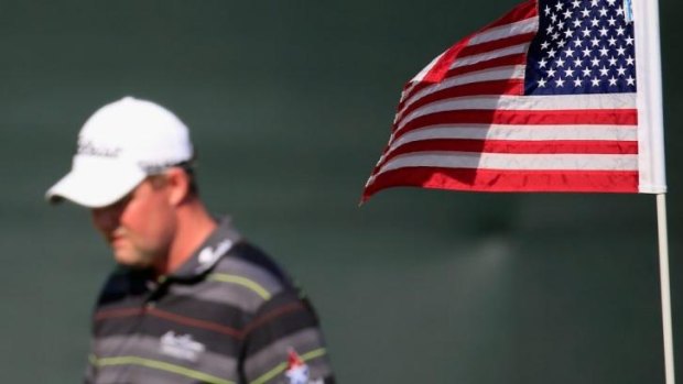 Flying the flag? Marc Leishman is in a share of the lead.
