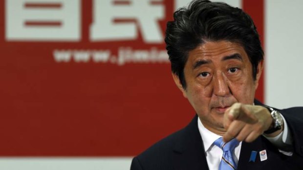 Japan's growth will help Japan's Prime Minister Shinzo Abe's plans for a sales tax hike next year.
