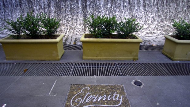 The Sydney Square memorial to Arthur Stace.