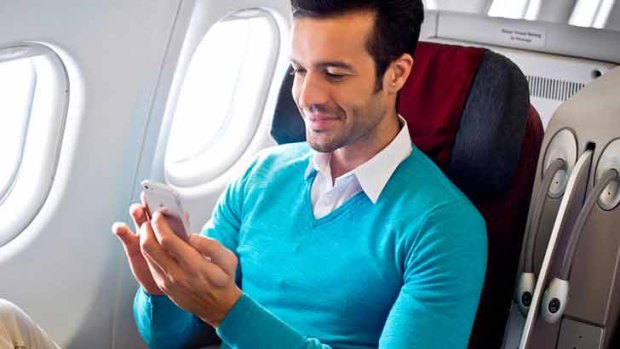 In-flight wi-fi generally has enough speed to support emailing and basic web browsing.