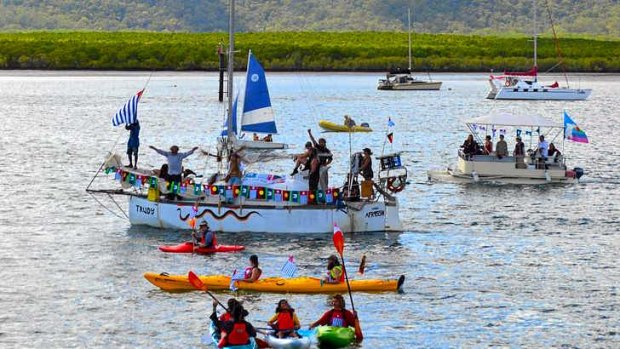 The so-called Freedom Flotilla, which is planning to sale from Queensland to West Papua.