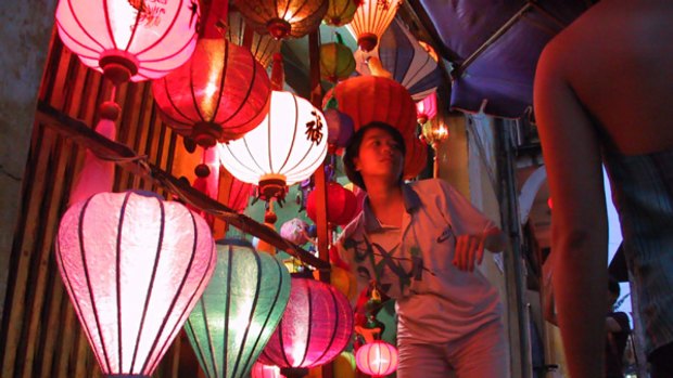 Handmade ... lanterns for sale in Hoi An.