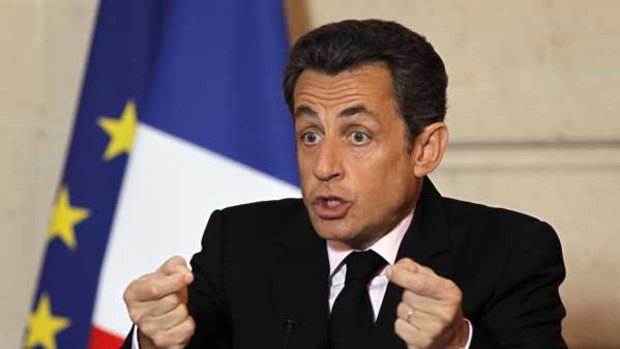 French President Nicolas Sarkozy.