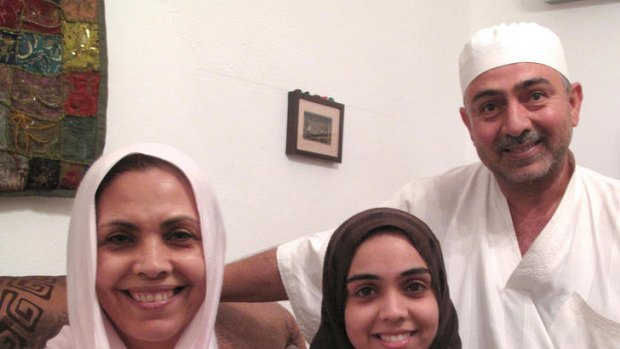 Jamal Ben Hemida with his family.