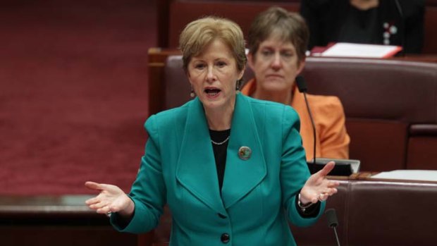 "The issue here for us today is to say to ourselves as one of the richest countries on Earth, why can't we use our leadership role in the region to genuinely lead?" ... Greens Leader Christine Milne.