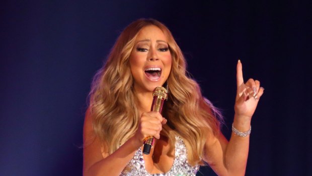 Mariah Carey performs at Crown Casino's New Year's Eve Party 