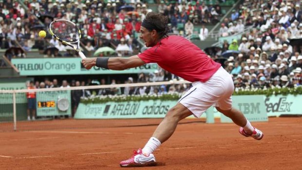 Champ: Rafael Nadal returns to Roland Garros where he will be seeking a record-breaking eighth title.