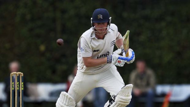 ''Dogged opener'' &#8230; Sam Robson batting for Middlesex.