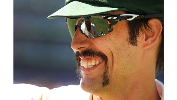 Happy man: Mitchell Johnson has taken 31 wickets in the Ashes series so far.