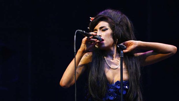 British singer Amy Winehouse.