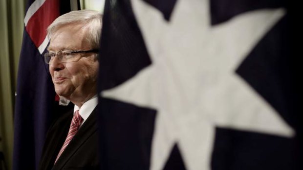 Support: The Economist has backed Kevin Rudd as Australia's best choice for next weekend's poll, "largely because of Labor's decent record".
