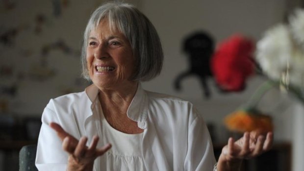 Former National Gallery of Australia director Betty Churcher, at home in Wamboin in 2012.