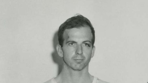 Lee Harvey Oswald, accused of assassinating former US President John F. Kennedy, is pictured in this handout image taken on November 22, 1963.