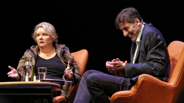Magda Szubanski talks to George Megalogenis at 2016 Sydney Writers' Festival.