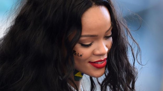 Rihanna briefly enters political fray.