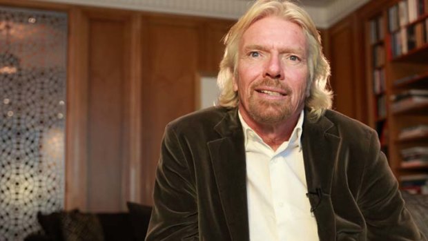 Richard Branson ... giving prisoners a second chance.