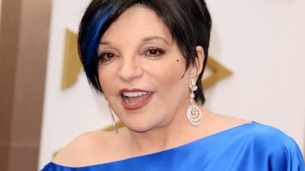 Upset about drag gag ... actress Liza Minnelli at the Oscars.