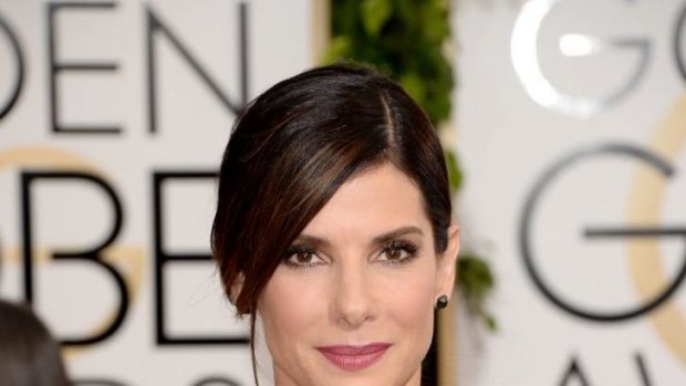 Asleep while stalker roamed home: actress Sandra Bullock.