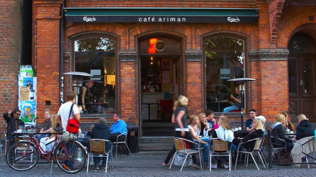 Travel karma: a cafe in Lund in Sweden's south.