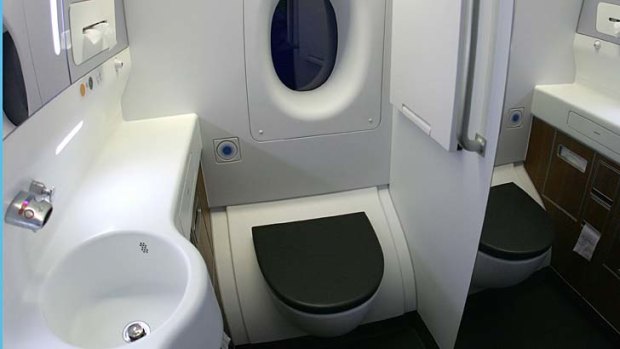 No longer a mystery ... what happens when you flush a plane toilet?