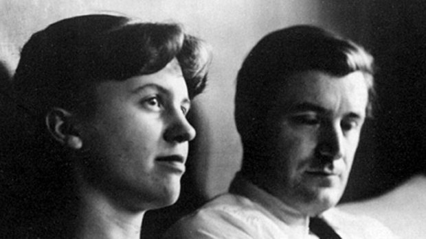 Tragic ... Sylvia Plath and Ted Hughes.