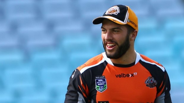 New Raider: Wests Tigers fullback James Tedesco will sign with Canberra.