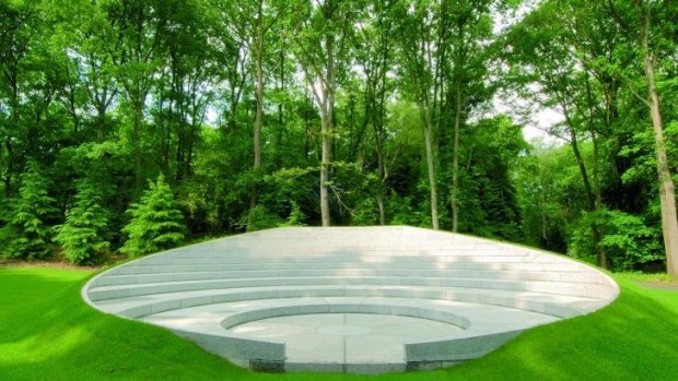 Green setting: Marta Pan's amphitheatre in the Kroller-Muller museum and sculpture park in the Netherlands.