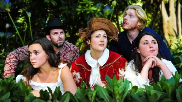 Cast of the Australian Shakespeare Company's new production of As You Like It.