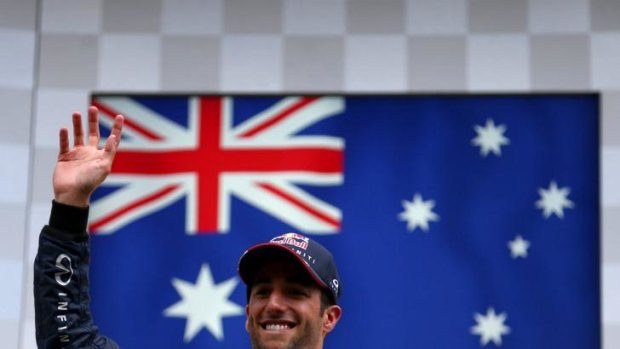 Good times ahead: Daniel Ricciardo.