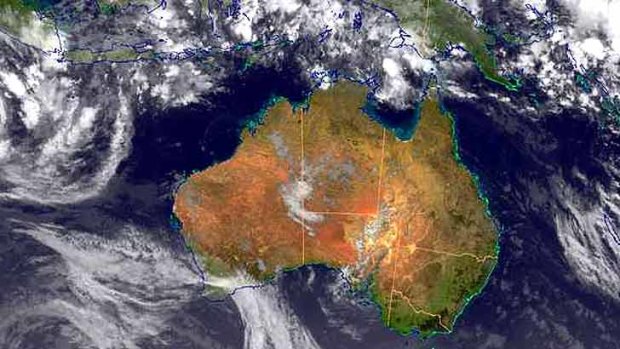 The pressure system was hovering about 230 kilometres away from the north of Cocos Island on Wednesday morning.