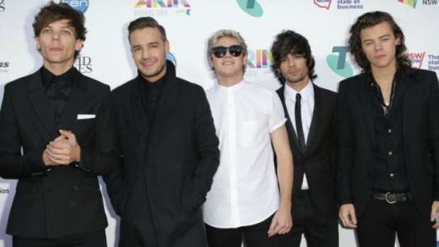 Young and famous: <i>One Direction</i> (L-R) Louis Tomlinson, Liam Payne, Niall Horan, Zayn Malik and Harry Styles.
