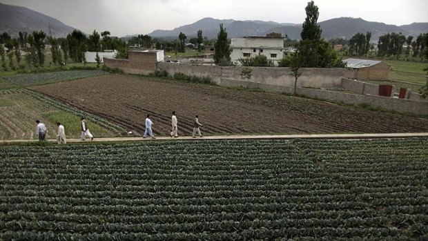 A field near where al-Qaida leader Osama bin Laden was killed in Abbottabad. Al-Qaida's second-in-command, Atiyah Abd al-Rahman, has been killed in Pakistan, US officials say.