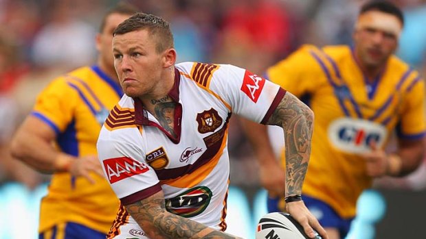 Todd Carney passes during the match between Country and City.