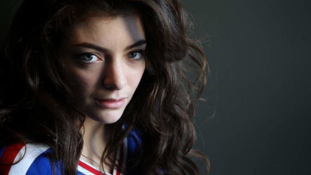 Pop Royalty ... NZ singer/songwriter/teenager  Lorde.