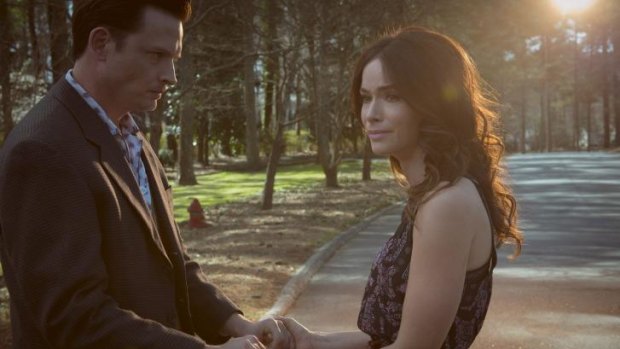 Aden Young and Abigail Spencer, in <i>Rectify</i>.