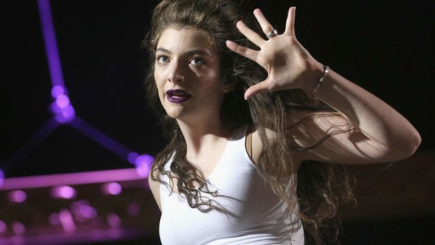 <i>Royals</i> inspiration ... Lorde has been touring the US, including Kansas (home of the Royals) and Coachella.